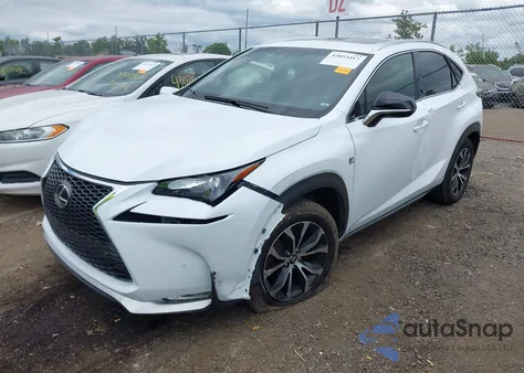 2016 Lexus Nx 200T F Sport from USA, damaged, VIN JTJBARBZ1G2080152